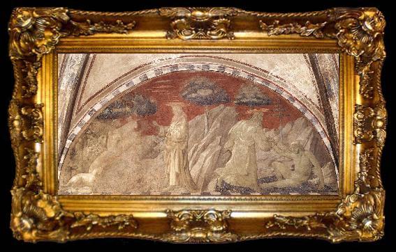 framed  UCCELLO, Paolo Creation of the Animals and Creation of Adam, ta009-2